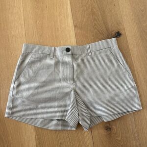 GAP Gray and White Striped Summer Short